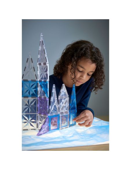 Tuiles magnétiques Sapphire 100 pcs | Bleu saphir MagGenius