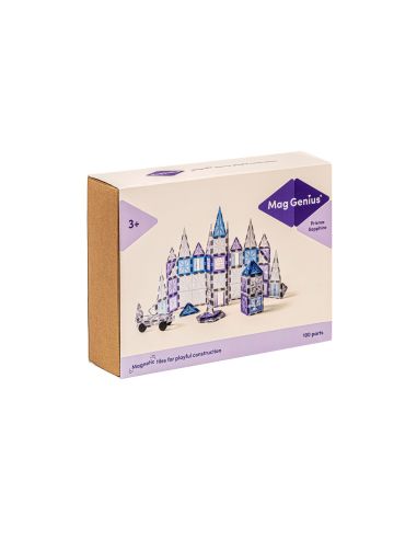 Tuiles magnétiques Sapphire 100 pcs | Bleu saphir MagGenius