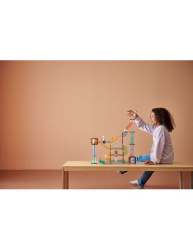 Circuit de billes magnétique MagGenius | 91 pièces