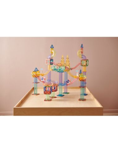 Grand circuit de billes MagGenius 189 pcs | Tourbillons