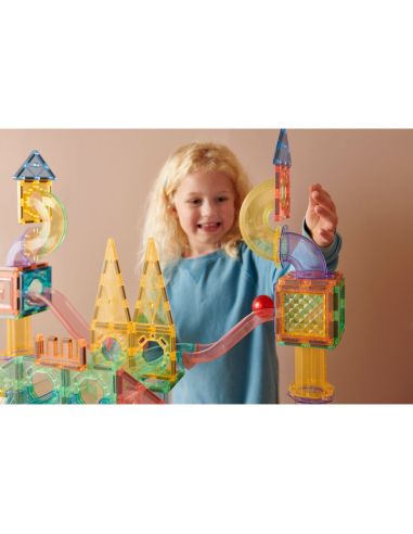 Grand circuit de billes MagGenius 189 pcs | Tourbillons