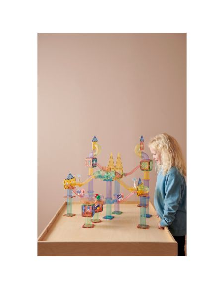 Grand circuit de billes MagGenius 189 pcs | Tourbillons