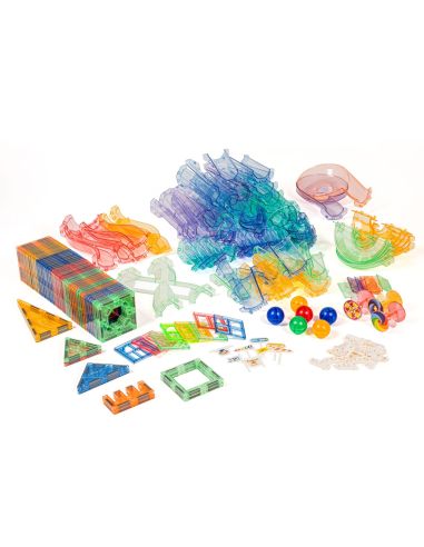 Grand circuit de billes MagGenius 189 pcs | Tourbillons