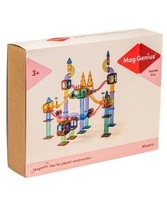 Grand circuit de billes MagGenius 189 pcs | Tourbillons