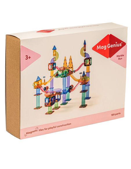 Grand circuit de billes MagGenius 189 pcs | Tourbillons