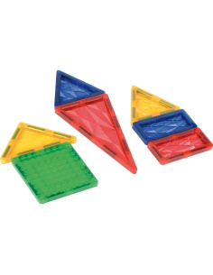 Tuiles magnétiques 108 pièces | 6 formes & effet diamant 2