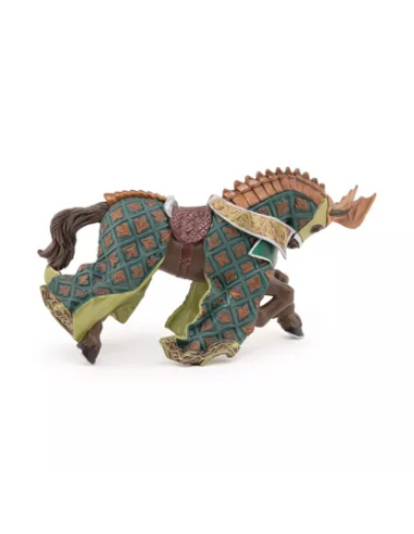 Cheval Maître Armes Cimier Dragon Papo 39923 | Médiéval