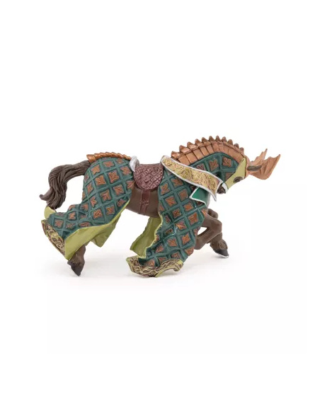 Cheval Maître Armes Cimier Dragon Papo 39923 | Médiéval