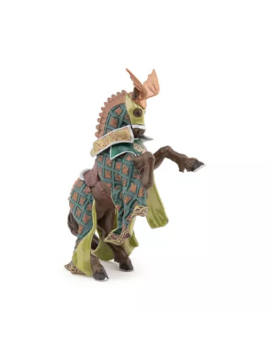 Cheval Maître Armes Cimier Dragon Papo 39923 | Médiéval