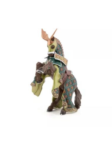 Cheval Maître Armes Cimier Dragon Papo 39923 | Médiéval