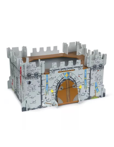 Mon Premier Château fort — pont-levis, 25 stickers, bois 60006