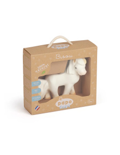 Bisou Papo Baby 35002 — Caoutchouc 100% naturel jouet bébé doux, sûr, coloré