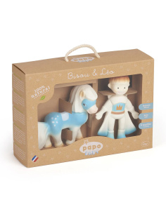 Figurine d'éveil Coffret garçon 1er âge Papo Baby — Caoutchouc 100% naturel cadeau naissance