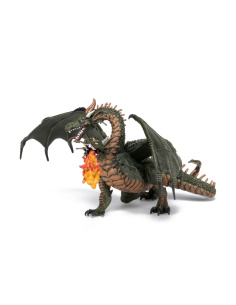 Figurine fantastique Dragon deux têtes Papo — Médiéval Fantastique