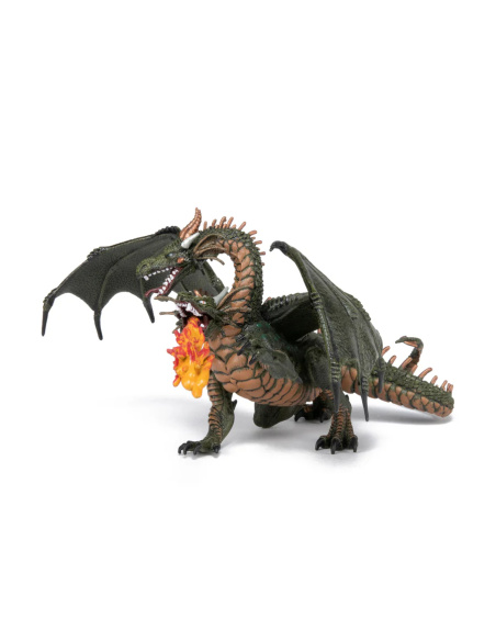 Figurine fantastique Dragon deux têtes Papo — Médiéval Fantastique