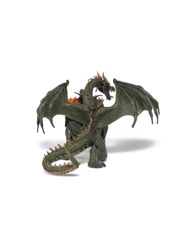 Figurine fantastique Dragon deux têtes Papo — Médiéval Fantastique