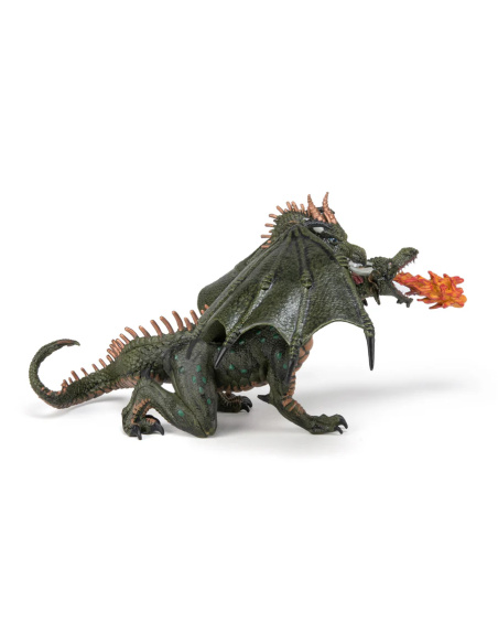 Figurine fantastique Dragon deux têtes Papo — Médiéval Fantastique