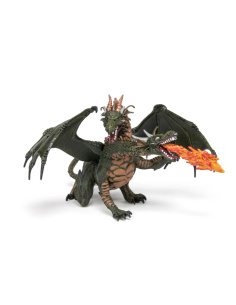 Figurine fantastique Dragon deux têtes Papo — Médiéval Fantastique 2