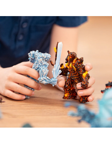 Golem de feu Papo 36026 — figurine chevalier médiévale à collectionner