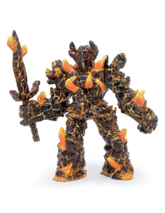 Golem de feu Papo 36026 — figurine chevalier médiévale à collectionner