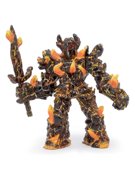 Golem de feu Papo 36026 — figurine chevalier médiévale à collectionner