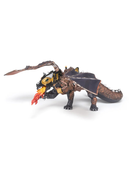 Dragon des ténèbres Papo 38958 — figurine fantastique, Le Médiéval