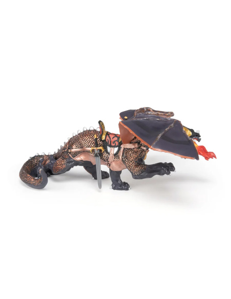 Dragon des ténèbres Papo 38958 — figurine fantastique, Le Médiéval