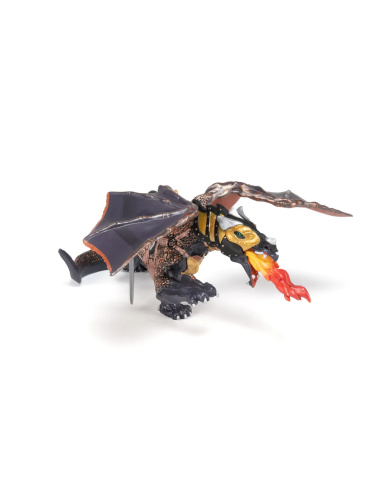 Dragon des ténèbres Papo 38958 — figurine fantastique, Le Médiéval
