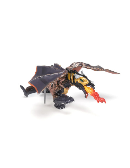 Dragon des ténèbres Papo 38958 — figurine fantastique, Le Médiéval