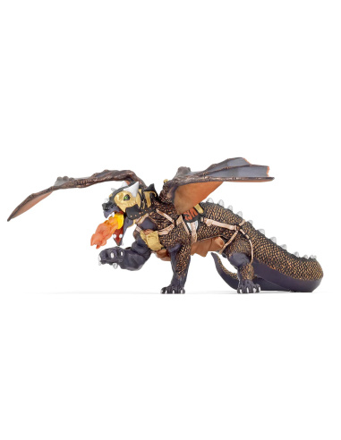 Dragon des ténèbres Papo 38958 — figurine fantastique, Le Médiéval