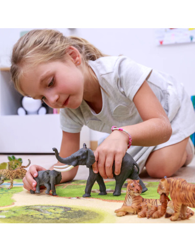 Éléphant Papo — figurine animale réaliste, La Vie Sauvage 50215