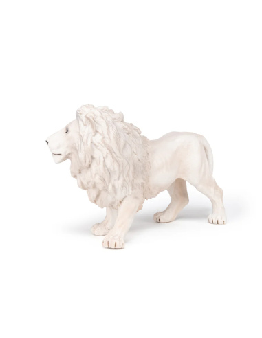 Grand lion blanc Papo 50185 — figurine de collection