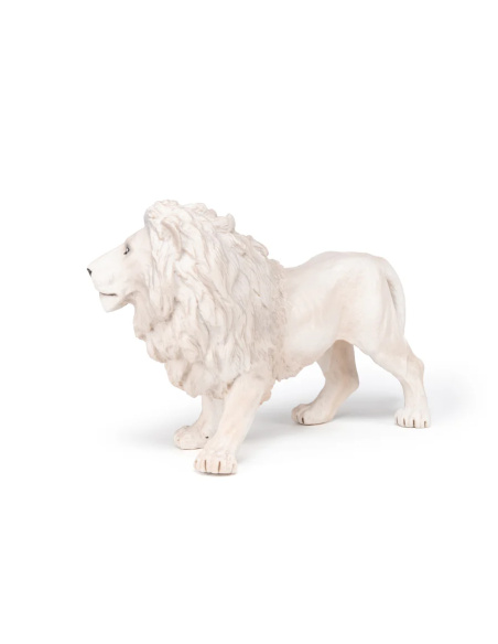 Grand lion blanc Papo 50185 — figurine de collection
