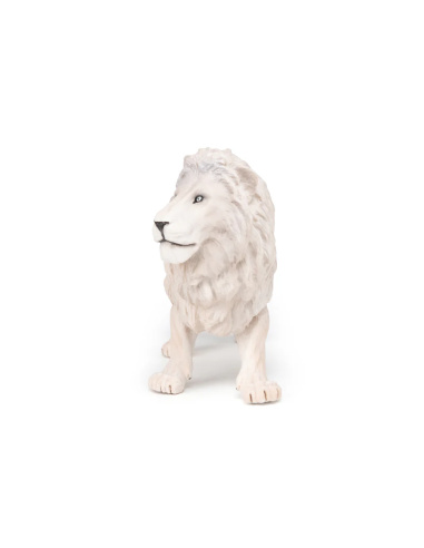 Grand lion blanc Papo 50185 — figurine de collection