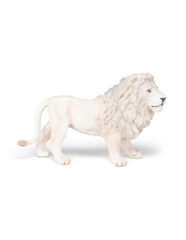 Grand lion blanc Papo 50185 — figurine de collection