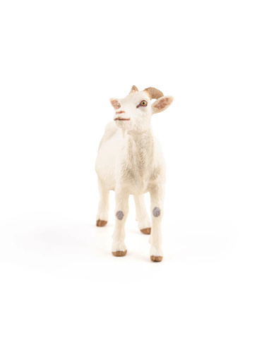 Figurine Chèvre blanche Papo 51144 — réaliste, éducatif, animaux de