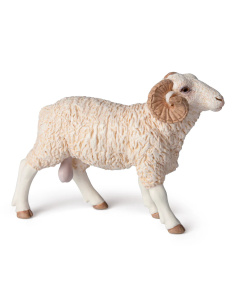 Figurine Bélier Papo 51129 — réaliste, éducatif, animaux de la ferme