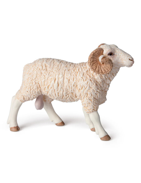 Figurine Bélier Papo 51129 — réaliste, éducatif, animaux de la ferme