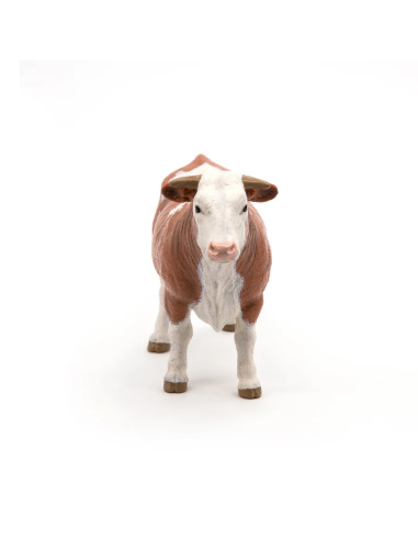 Taureau simmental Papo — figurine animale réaliste, La Vie à la Ferme