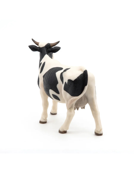 Vache noire et blanche Papo — figurine animale réaliste, La Vie à la