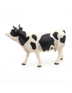 Vache noire et blanche Papo — figurine animale réaliste, La Vie à la 2