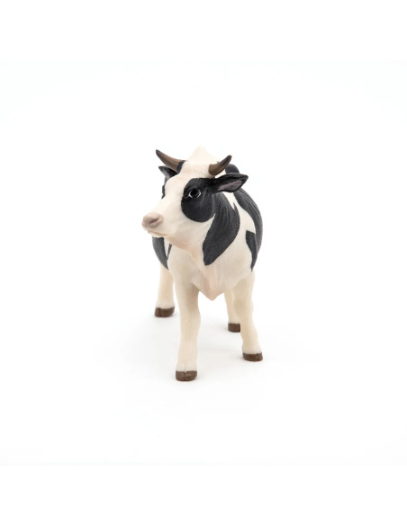 Vache noire et blanche Papo — figurine animale réaliste, La Vie à la