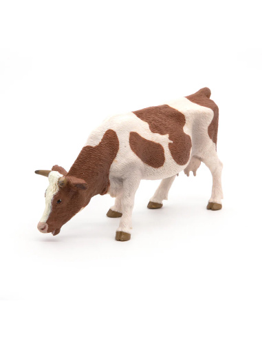 Figurine Vache simmental broutant Papo 51147 — réaliste, éducatif