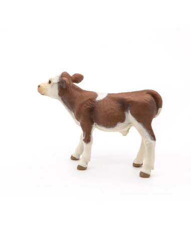 Veau simmental Papo 51134 — Figurine la ferme en miniature