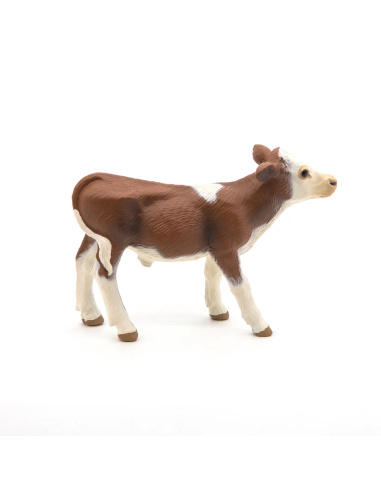Veau simmental Papo 51134 — Figurine la ferme en miniature