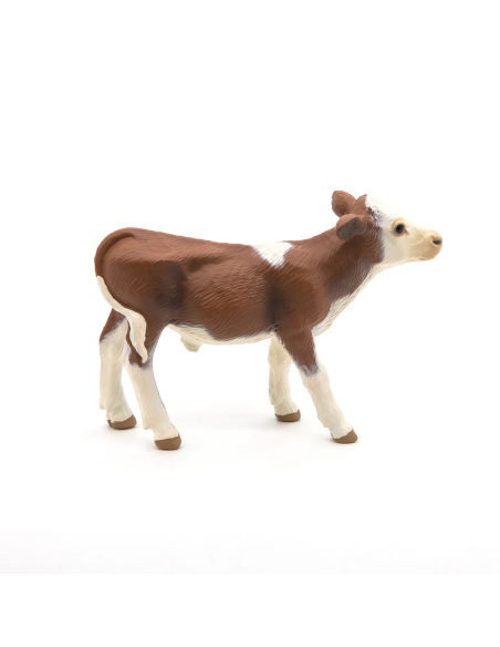 Veau simmental Papo 51134 — Figurine la ferme en miniature