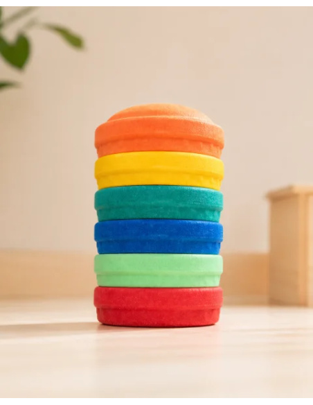 Pierres de motricité × 18 | Parcours classe maternelle