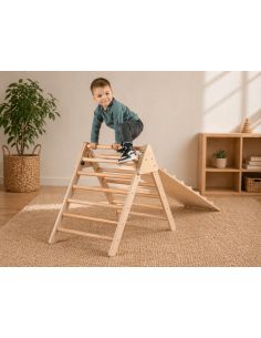 Triangle de Pikler Pliable – Développement Moteur et Éveil Ludique