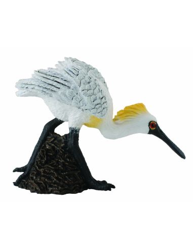 Spatule à face noire CollectA – Figurine oiseau aquatique