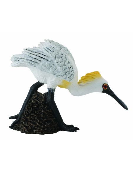 Spatule à face noire CollectA – Figurine oiseau aquatique